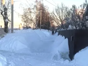 За сегодняшний день, 5 февраля, было вывезено порядка 2000 кубических метров снежной массы